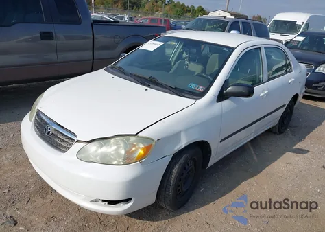 2007 Toyota Corolla Ce from USA, damaged, VIN JTDBR32E570126793